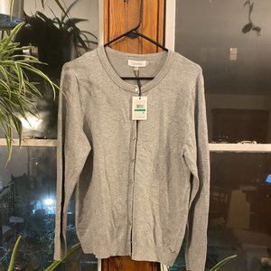Gray Calvin Klein Cardigan, Brand New
